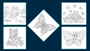 Butterfly Coloring Page