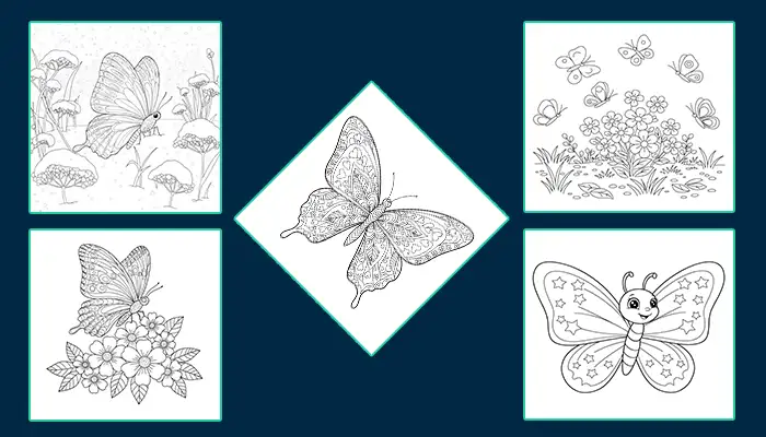Butterfly Coloring Page